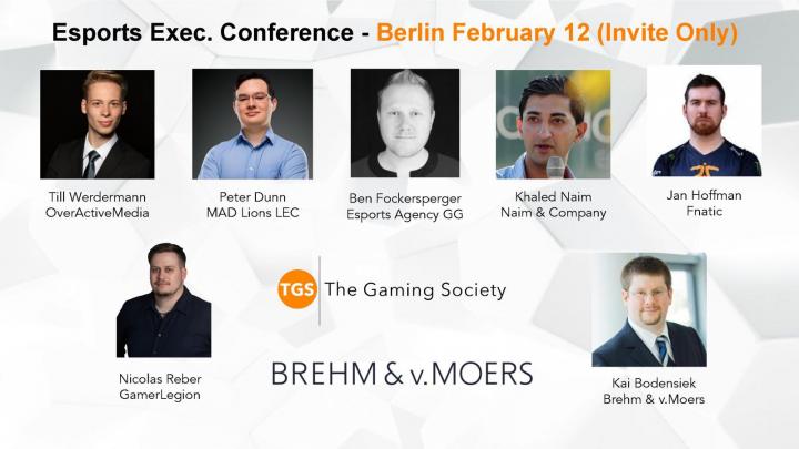 esports exec. conference gaming society